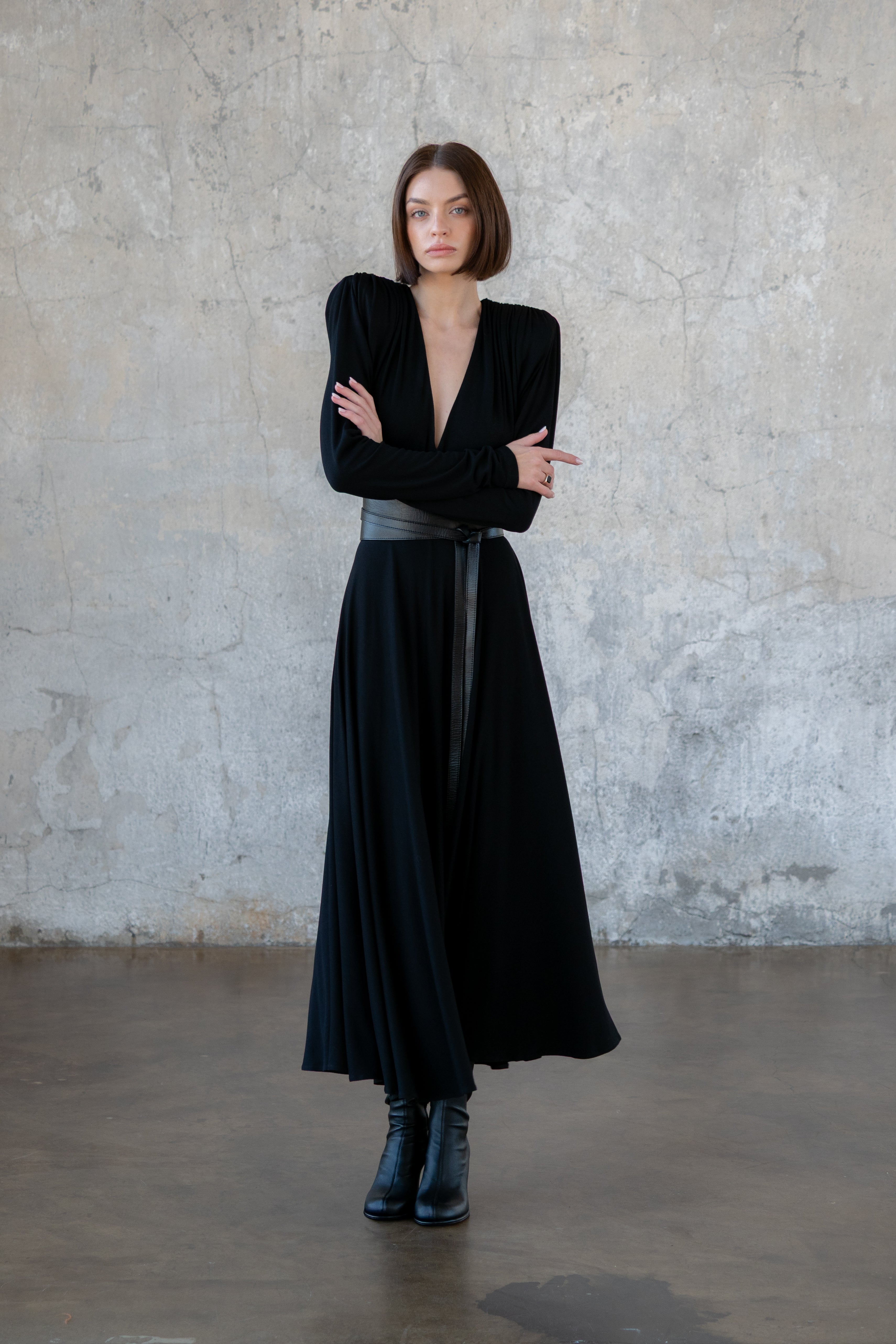 SUKIENKA 04 MAXI CZARNA