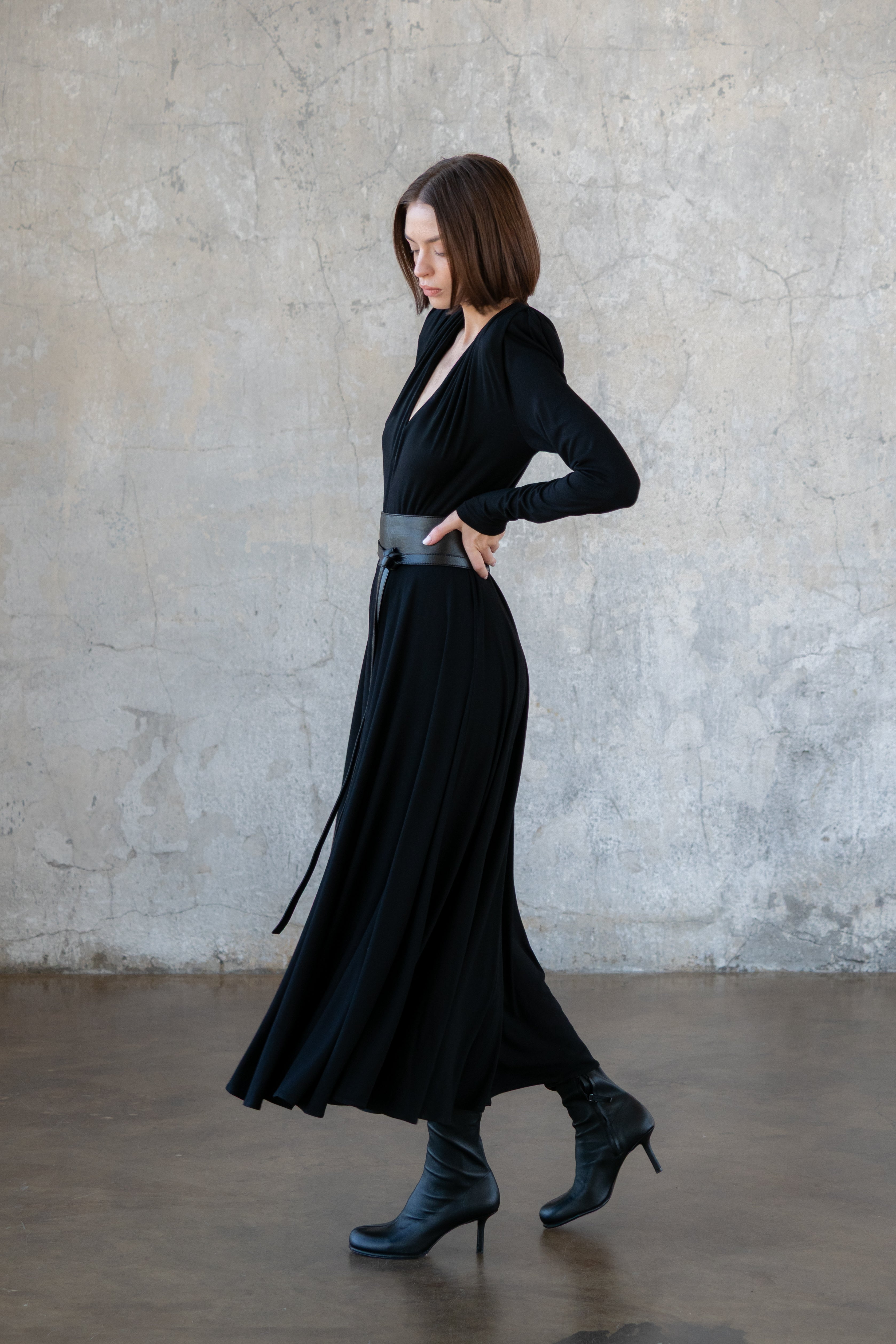 SUKIENKA 04 MAXI CZARNA