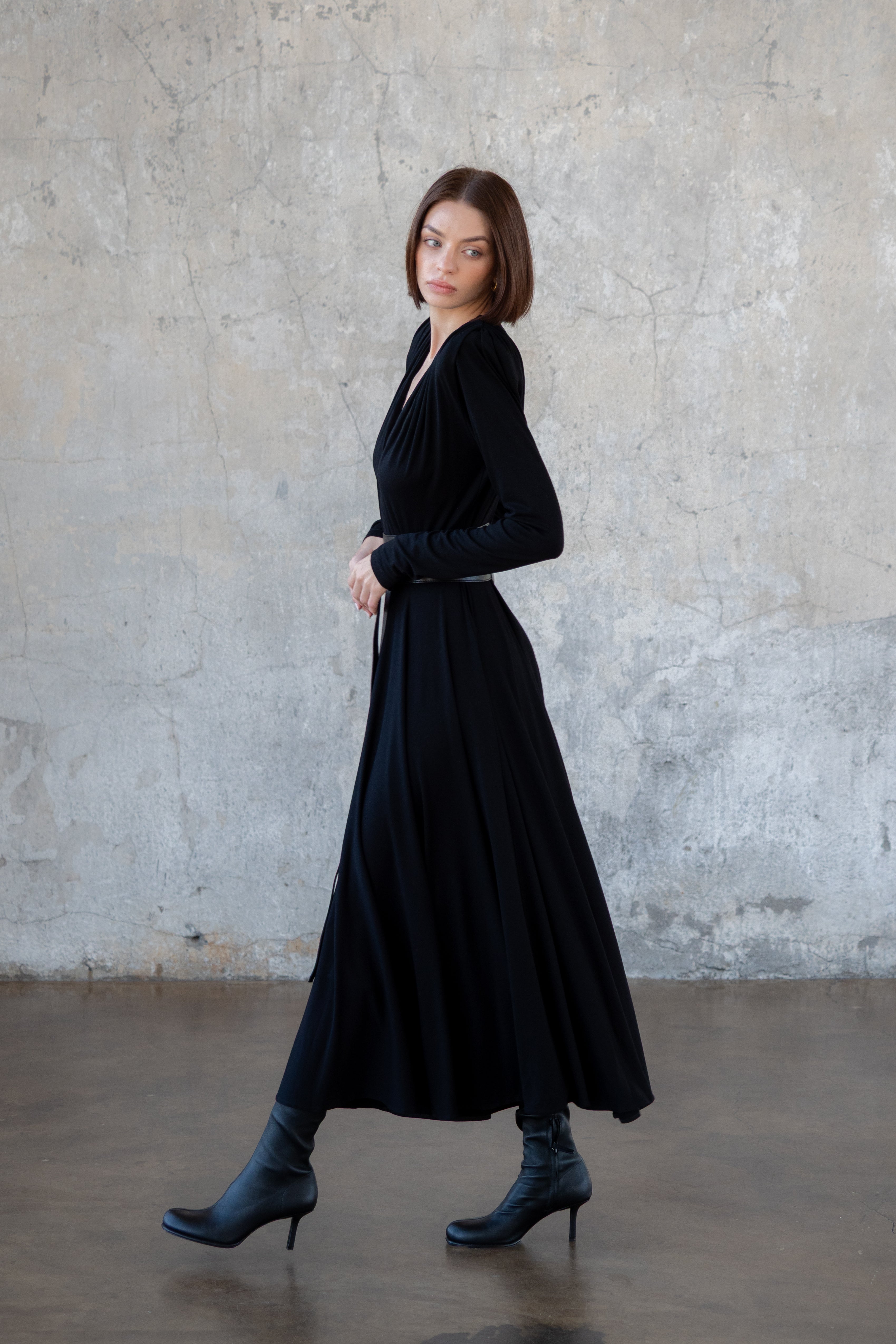 SUKIENKA 04 MAXI CZARNA