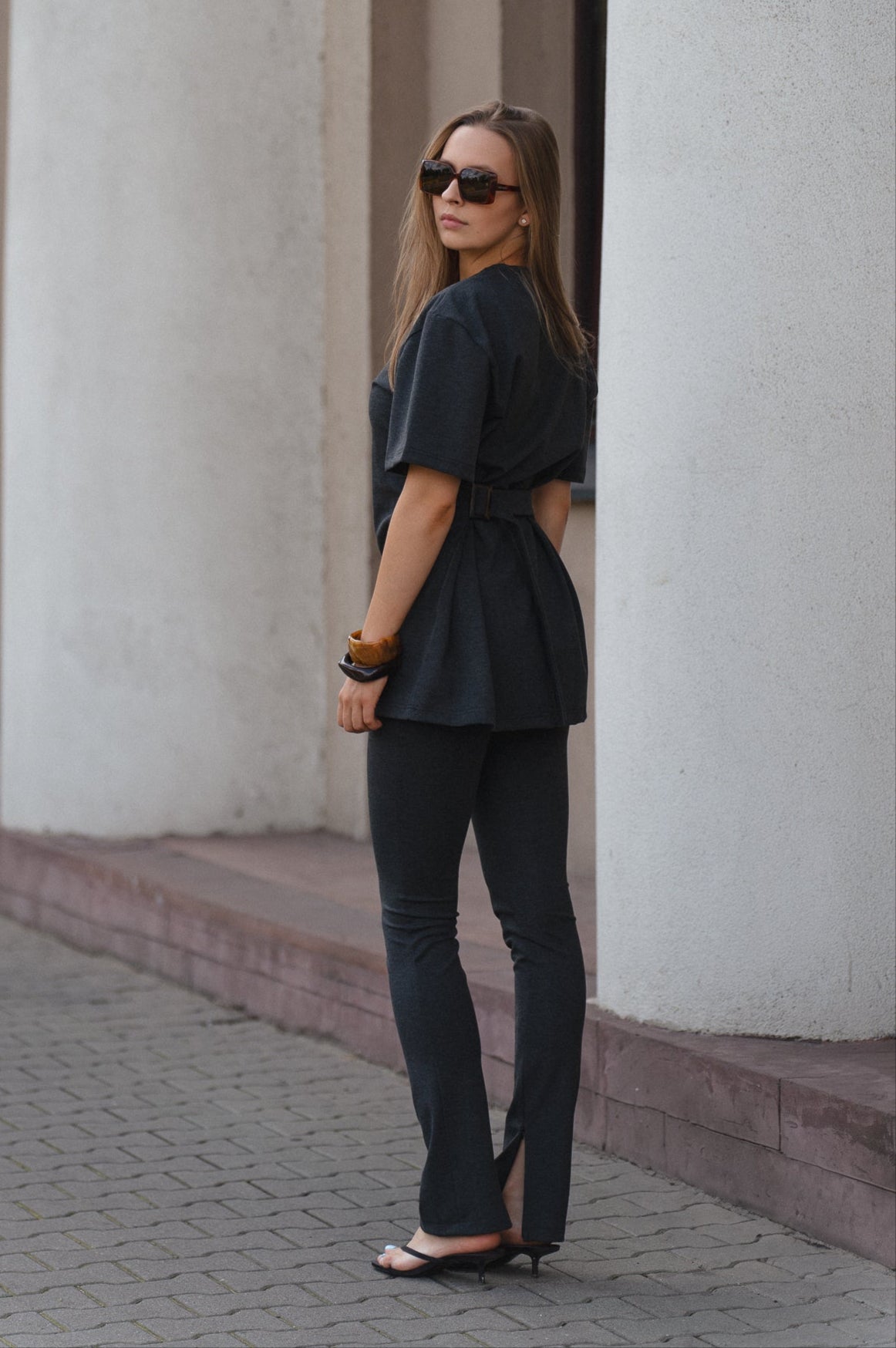 LEGGINSY 01 GRAFIT