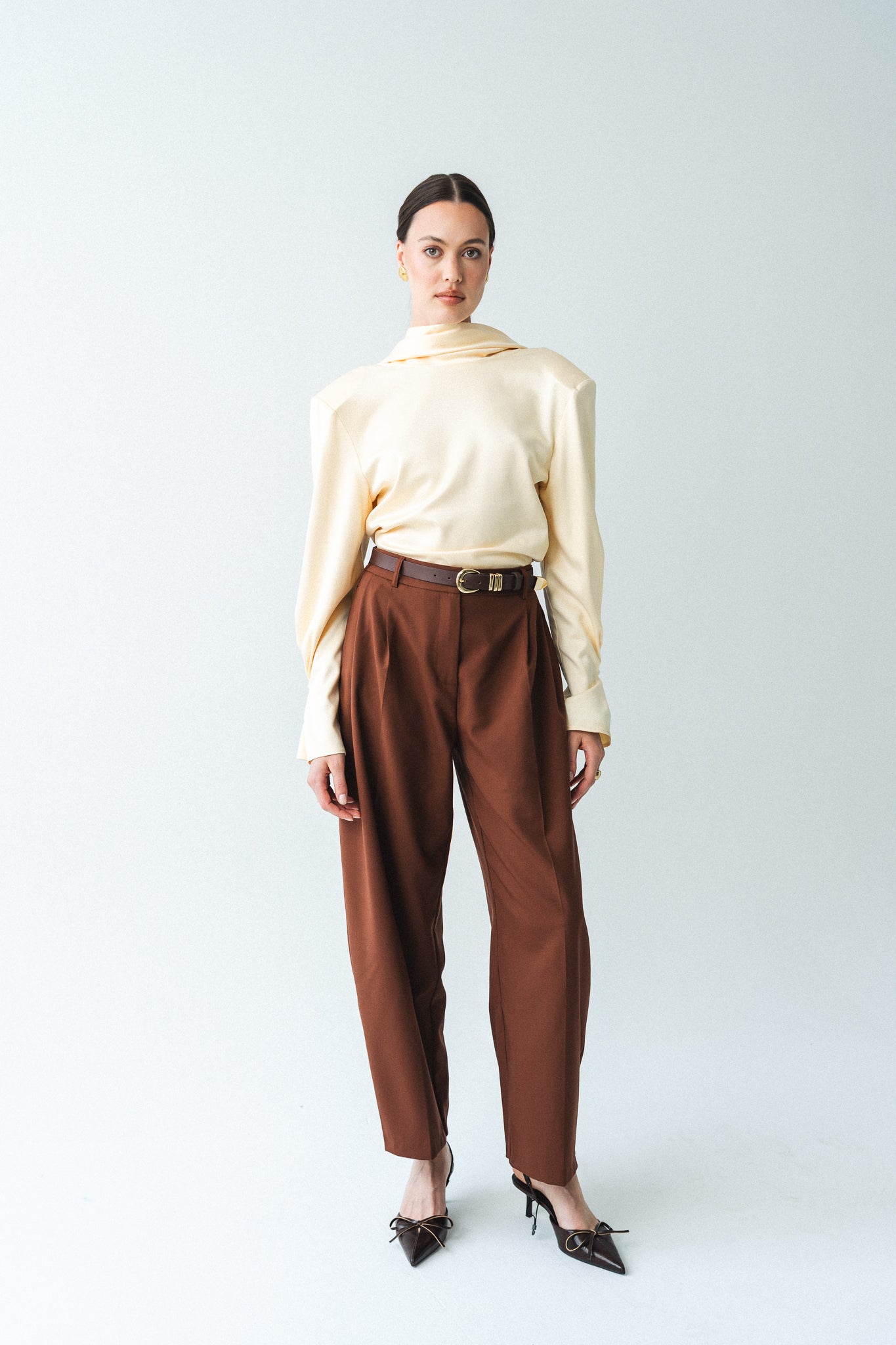 SPODNIE DRIFT BROWN