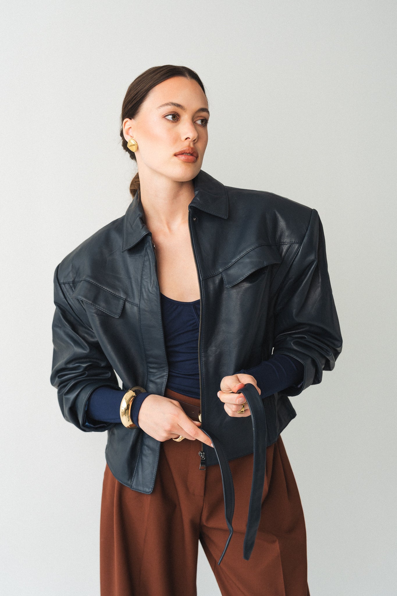 Command Midnight Leather Jacket