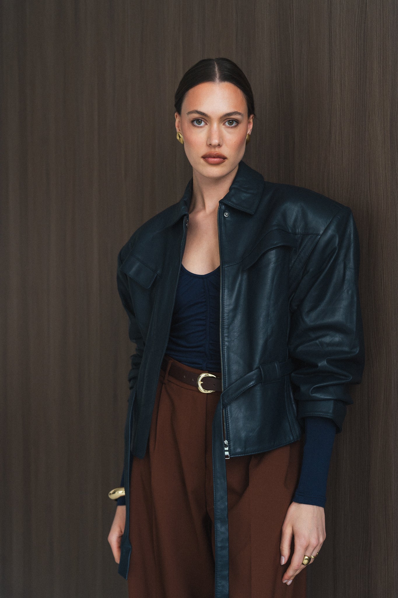 Command Midnight Leather Jacket