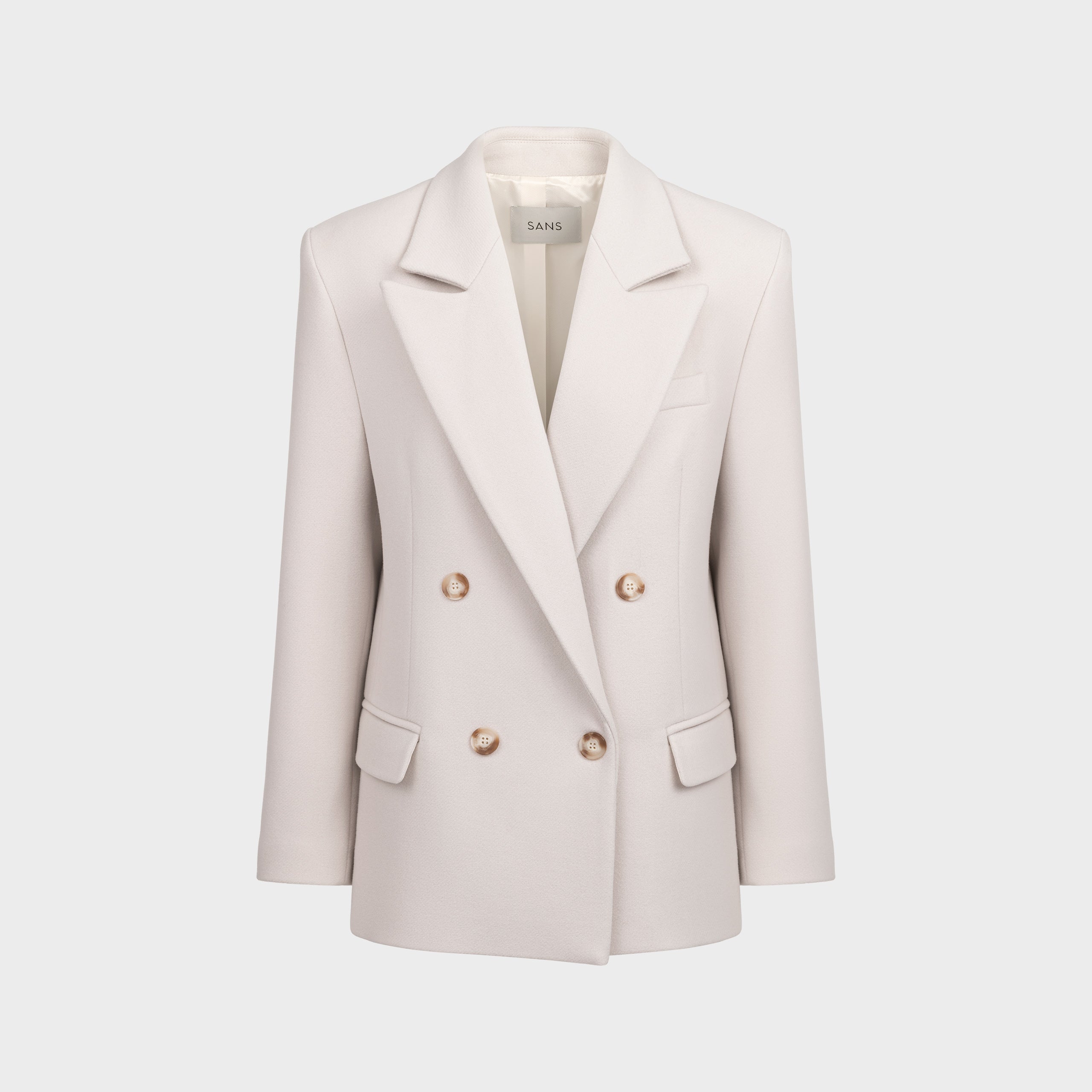 KURTKA WEŁNIANA 01 KREM