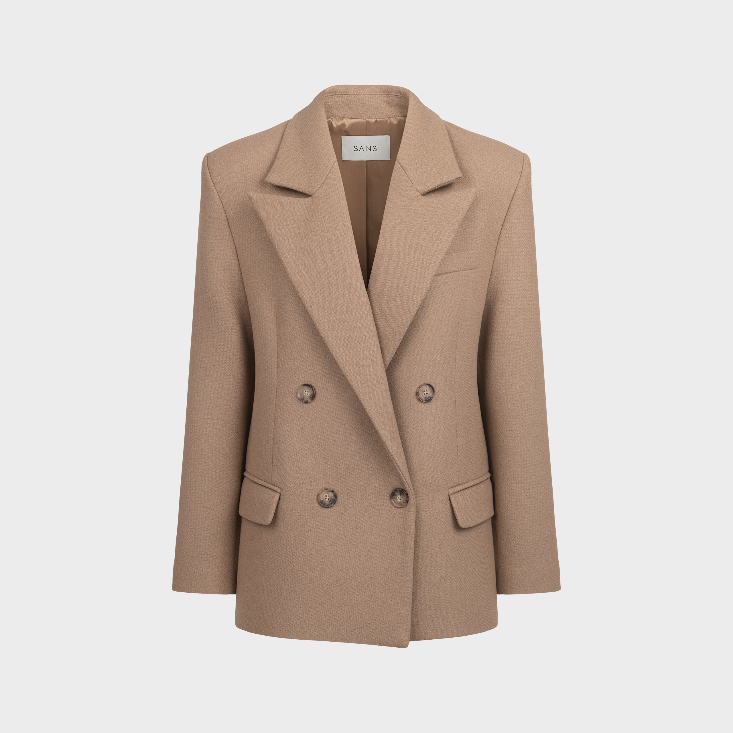 KURTKA WEŁNIANA 01 KARMEL