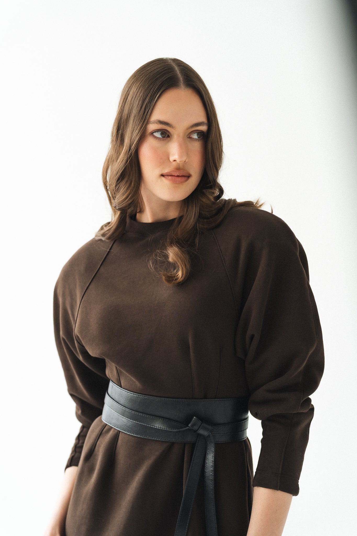 EASE DRESS COCOA